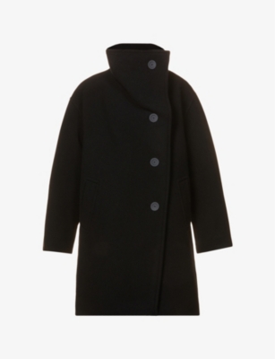 Acne studios shop funnel neck coat