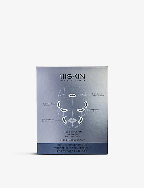 111SKIN: Meso Infusion overnight micro mask box of four