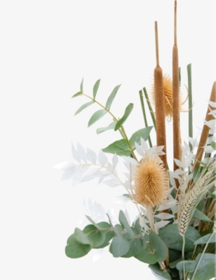 YOUR LONDON FLORIST: Fika dried bouquet and glass vase