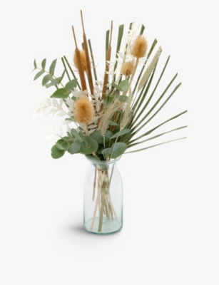 YOUR LONDON FLORIST: Fika dried bouquet and glass vase