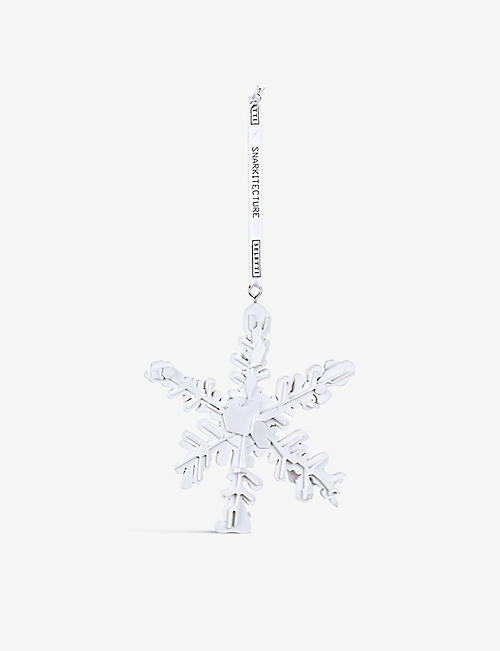 SELETTI: Seletti x Snarkitecture resin snowflake hanging decoration 10.2cm