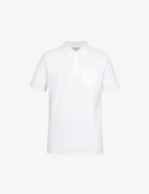 SUNSPEL: Riviera slim-fit cotton-piqué polo shirt
