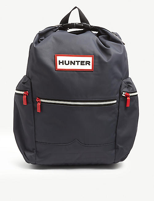 HUNTER: Original large logo-embellished shell backpack