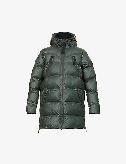 HUNTER: Original padded recycled polyester-blend hooded puffer jacket