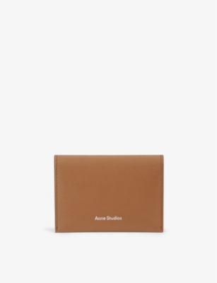 ACNE STUDIOS: Brand-embossed leather card holder