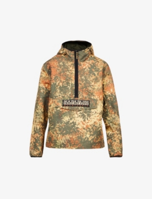 NAPAPIJRI Taika all over-print shell hooded jacket