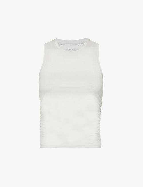 SPLITS59: Frida ruched stretch-woven tank top