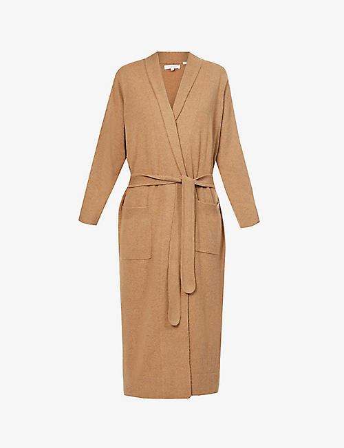 CHINTI AND PARKER: Belted cashmere dressing gown