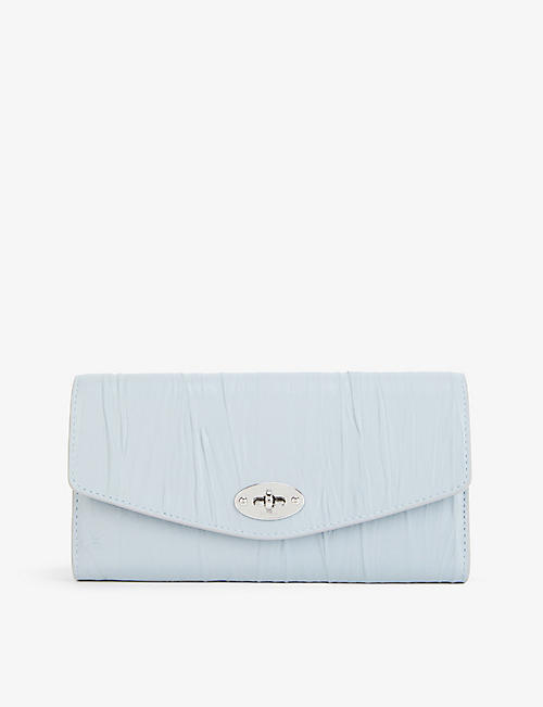 MULBERRY: Darley crinkled-leather wallet