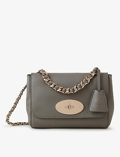 MULBERRY: Lily grained leather top-handle bag