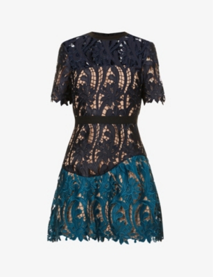 self portrait prairie mini dress Self Portrait Prairie Lace Dress at Nordstrom