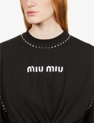 MIU MIU☆ロングスリーブTシャツ トップス Tシャツ・カットソー