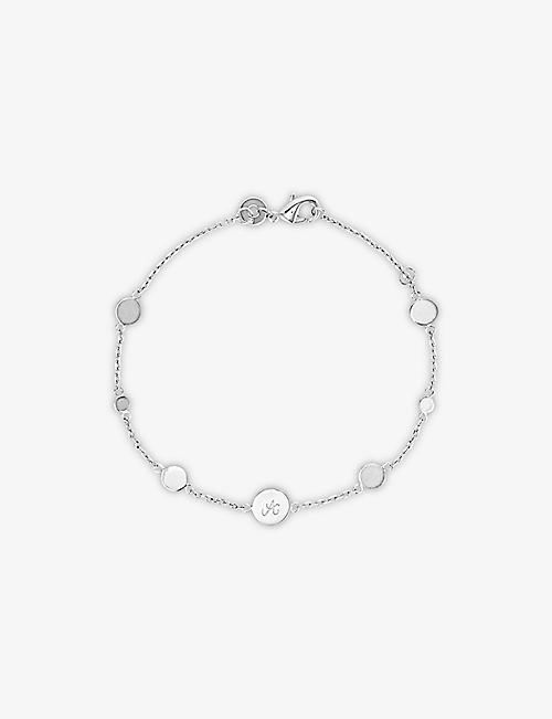MERCI MAMAN: Personalised Pastille sterling-silver charm bracelet