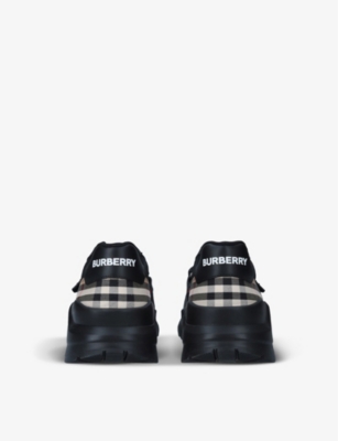 burberry leather trainers