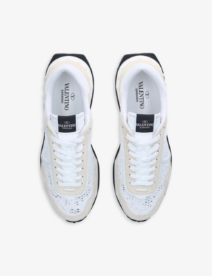 valentino white mens trainers