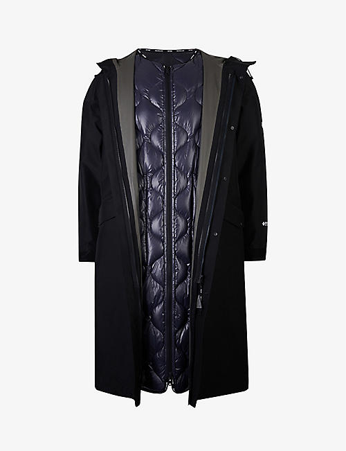 MONCLER GENIUS: Moncler Genius x 4 Moncler HYKE Languard high-neck shell-down hooded coat