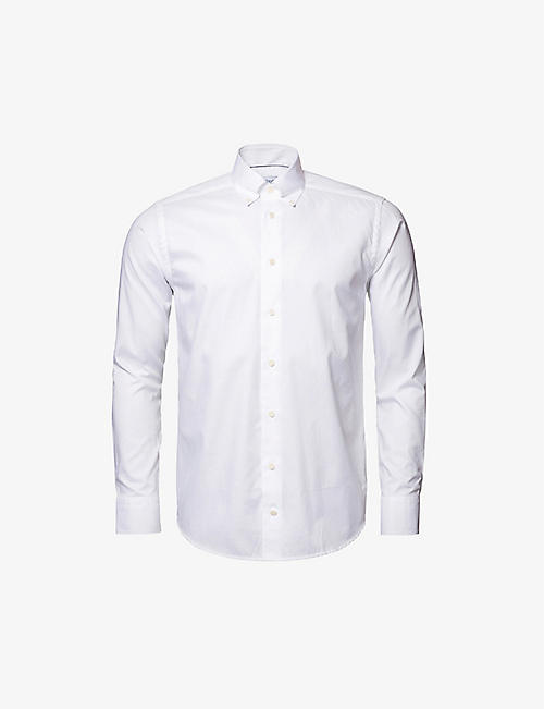 ETON: Casual contemporary-fit cotton-piqué shirt