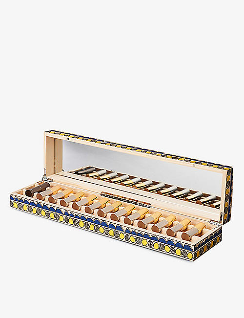 BYREDO: Lipstick gift set with wooden box