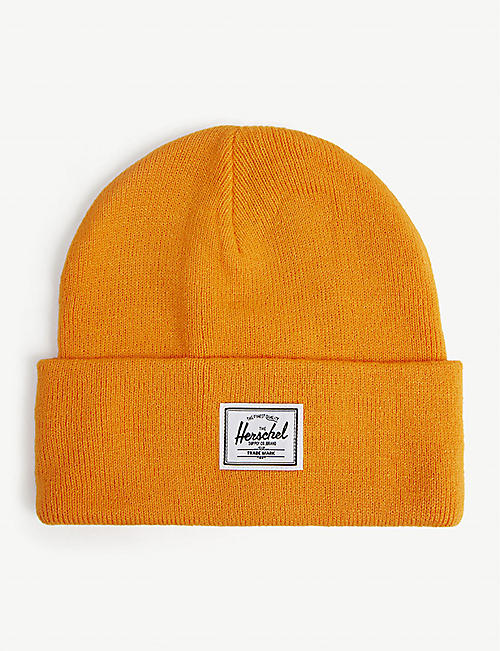 HERSCHEL SUPPLY CO: Elmer logo-embroidered knitted beanie hat