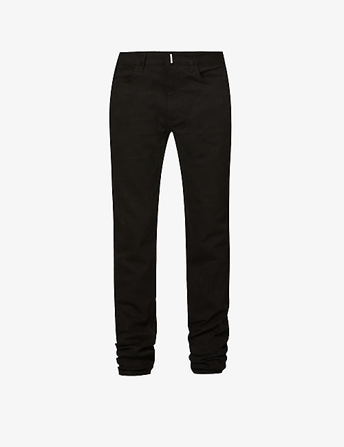 GIVENCHY: Slim-fit tapered stretch-denim jeans