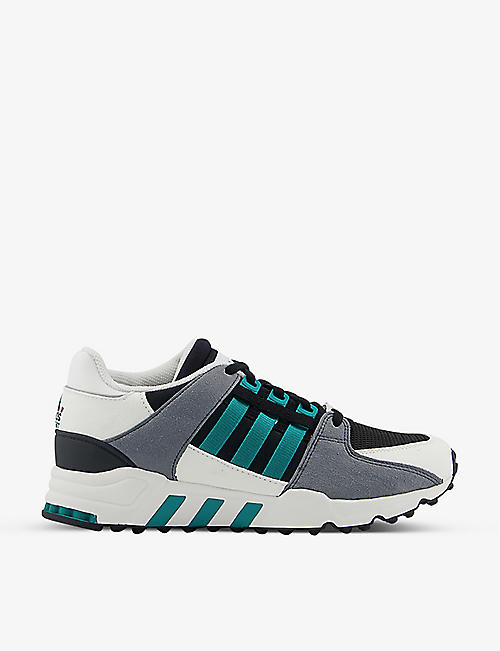 ADIDAS STATEMENT: EQT Running Support '93 suede and mesh low-top trainers
