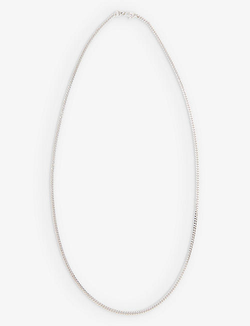 TOM WOOD: Curb sterling-silver chain necklace