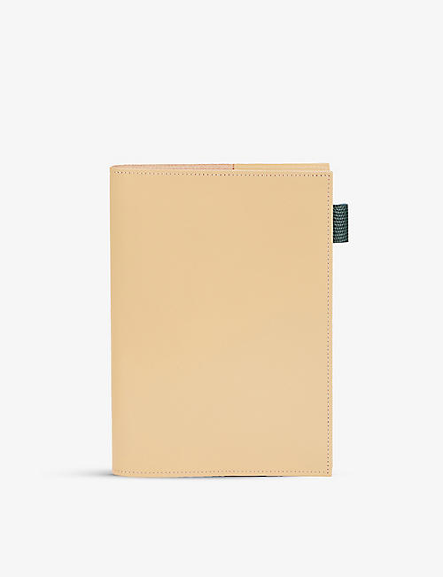 MARK + FOLD: Leather A5 notebook cover 16cm x 22.3cm
