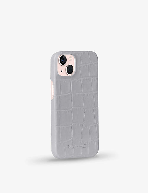MINTAPPLE：鳄鱼纹压花皮革 iPhone 13 Pro Max 手机壳