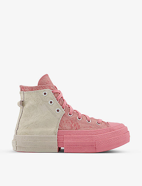 CONVERSE: Feng Chen Wang 2-in-1 Chuck 70 high-top leather trainers
