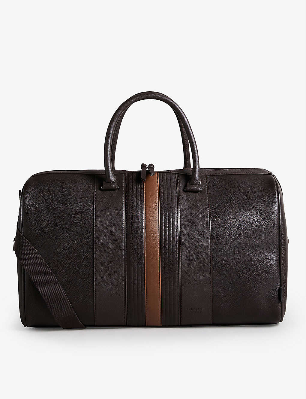 Evyday striped PU leather holdall Selfridges & Co Men Accessories Bags Travel Bags 