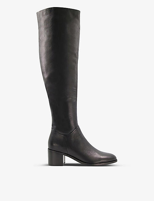 DUNE: Sander knee-high leather boots