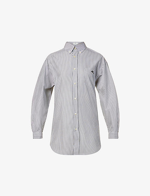 ETRO: Striped regular-fit cotton shirt