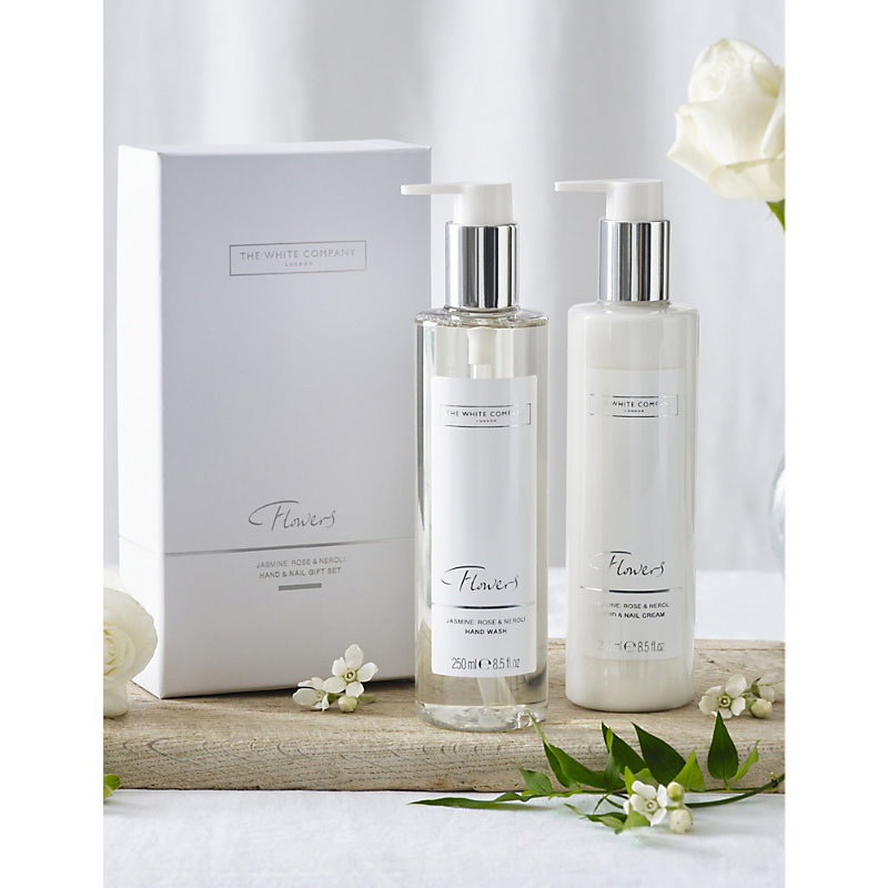 The White Company Flowers Hand And Nail Set In None/clear