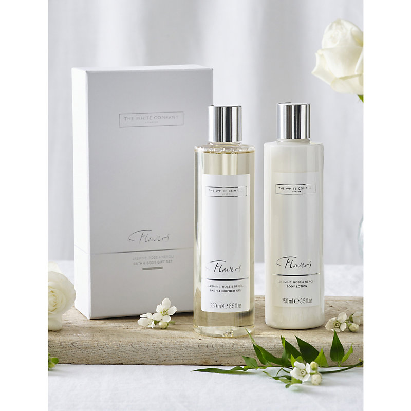 The White Company Flowers Bath And Body Set