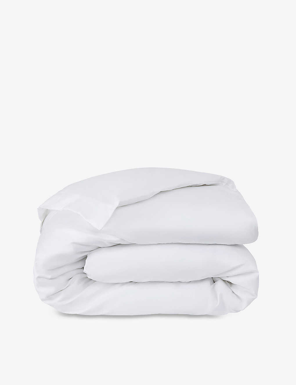 The White Company White Sateen Cotton Single Duvet Cover