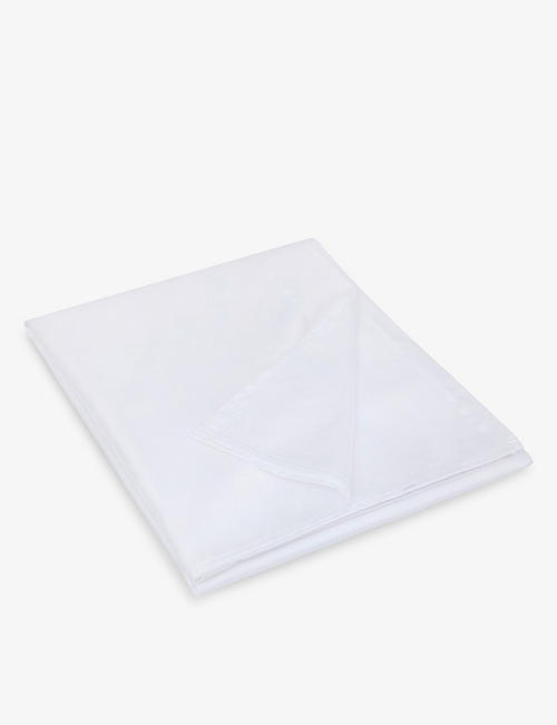 THE WHITE COMPANY: Sateen cotton super king flat sheet