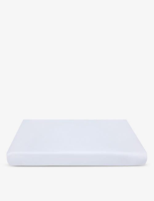 THE WHITE COMPANY: Sateen cotton super king fitted sheet