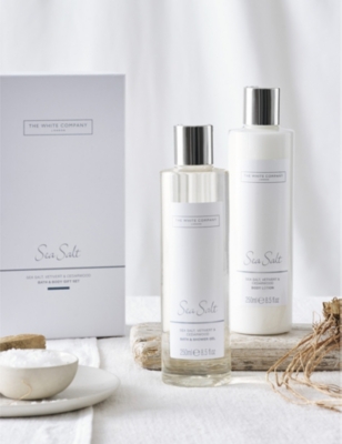 The White Company Sea Salt Bath And Body Gift Set In None/clear