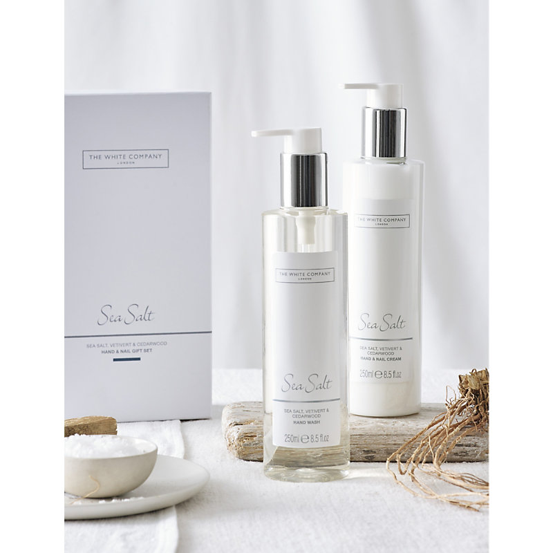 Shop The White Company None/clear Sea Salt Hand And Nail Gift Set