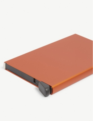 Shop Secrid Orange Cardprotector Aluminium Cardholder