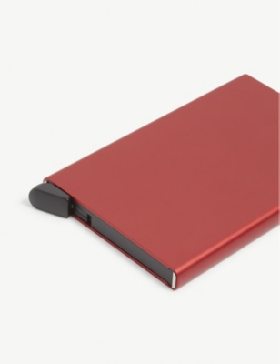 Shop Secrid Red Branded Aluminium Cardprotector