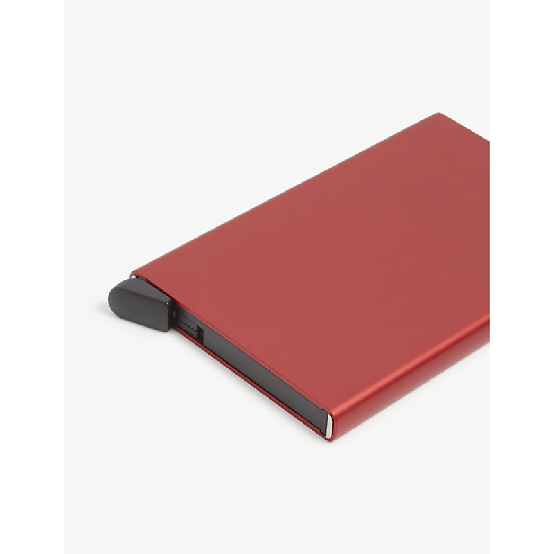 Shop Secrid Red Branded Aluminium Cardprotector