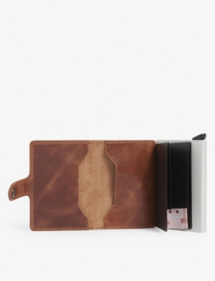 SECRID: Miniwallet leather and aluminium wallet