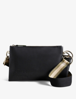 Ted Baker Darceyy Leather Crossbody Bag In Black ModeSens