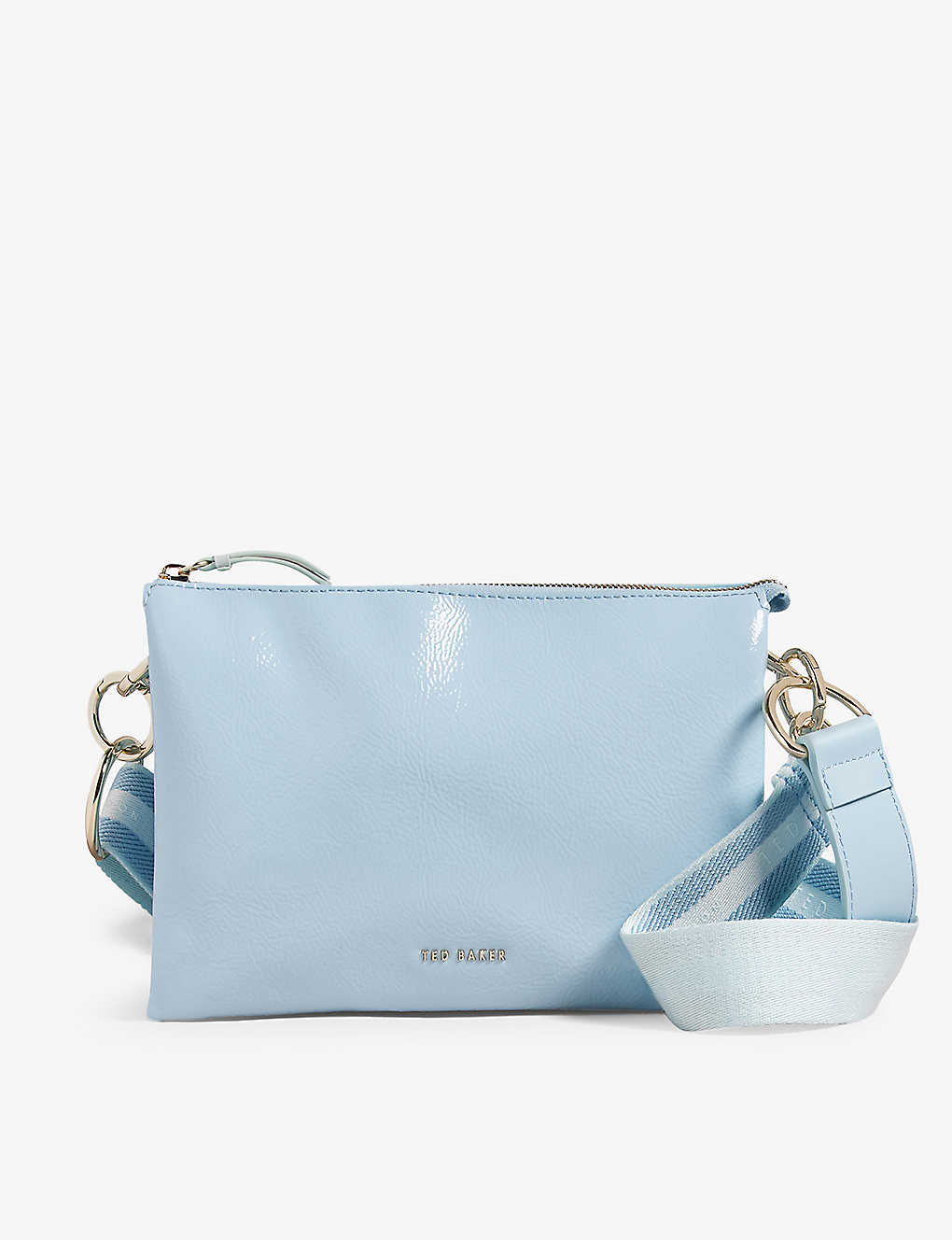 Ted Baker Womens Pl-blue Darceyy Leather Cross-body Bag