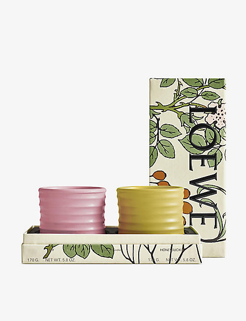 LOEWE: Honeysuckle and Ivy scented candle gift set