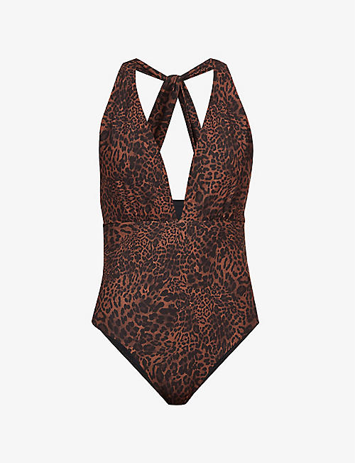 JETS BY JESSIKA ALLEN: Pantera leopard-print swimsuit