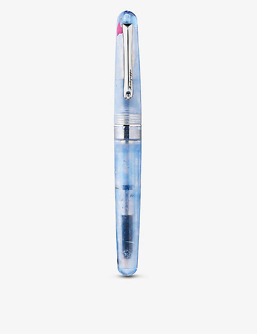 MONTEGRAPPA: Elmo Ambiente recycled-resin and stainless steel rollerball pen