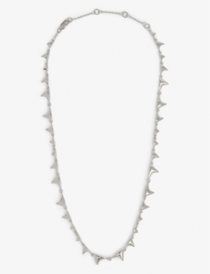 DOMINIC JONES Fang mini rhodium-plated recycled sterling-silver