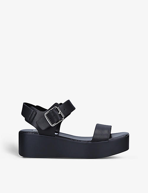 STEVE MADDEN: Basher flatform leather sandals